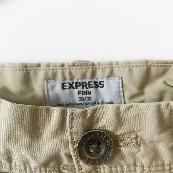 EXPRESS KHAKI CHINO LIGHTWEIGHT MEN'S 30 WAIST - Picture 4 of 4